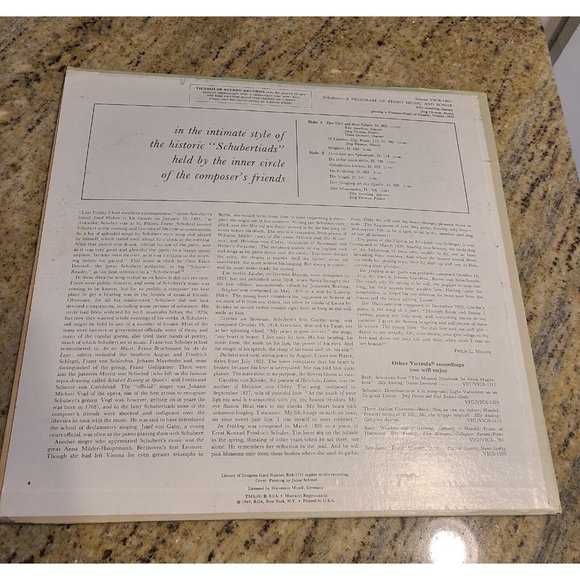 Elly Ameling, Jörg Demus, Irwin Gage – Schubert Lieder LP Vics 1405 - Picture 6 of 10